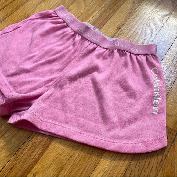 Calvin Klein Lot 4 Piece Girls Pajama Sets Size Medium 10/12 Pink Gray - Picture 9 of 16